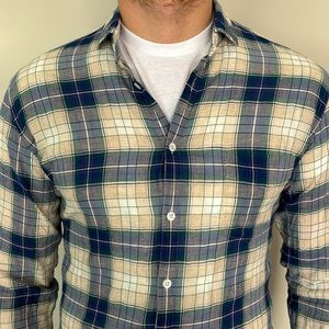 Billy Reid Linen Blend Shirt